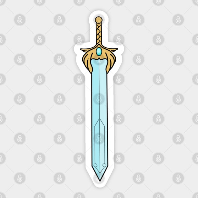 Sword of Power Sticker by maplefoot